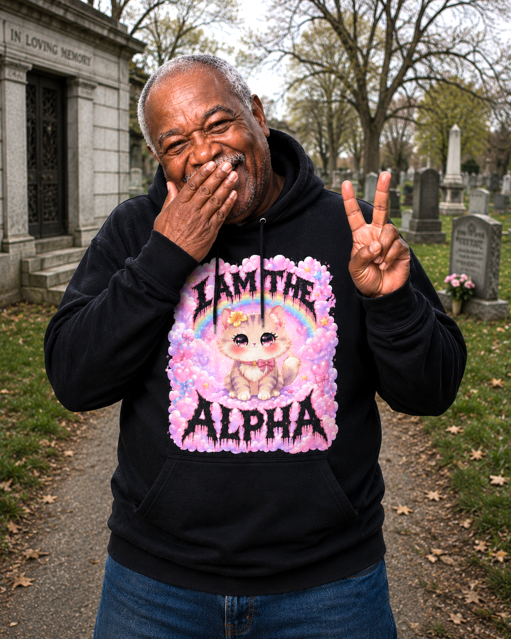 "I Am The Alpha" Premium Hoodie