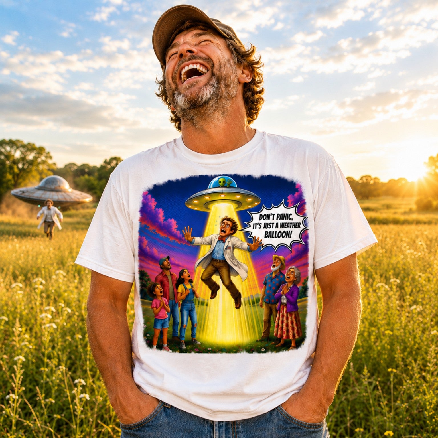 "Just A Weather Balloon" Original Tee