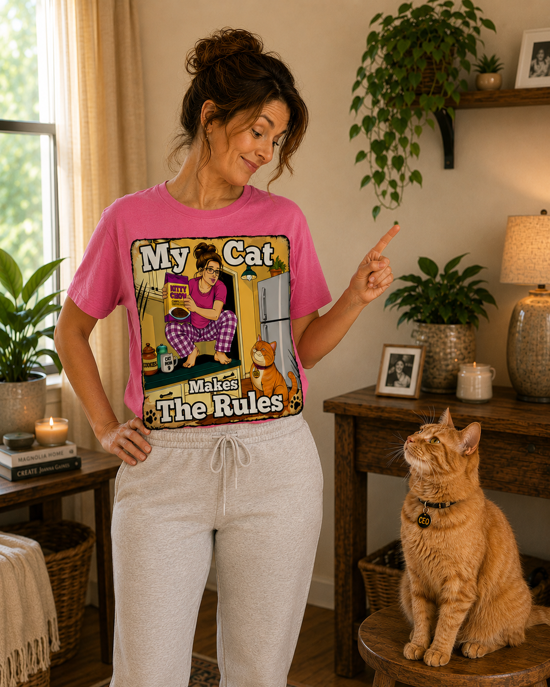 "My Cat Makes The Rules" Original Tee